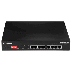 Edimax GS-1008PL V2 network switch Managed L2 Gigabit Ethernet (10/100/1000) Power over Ethernet (Po